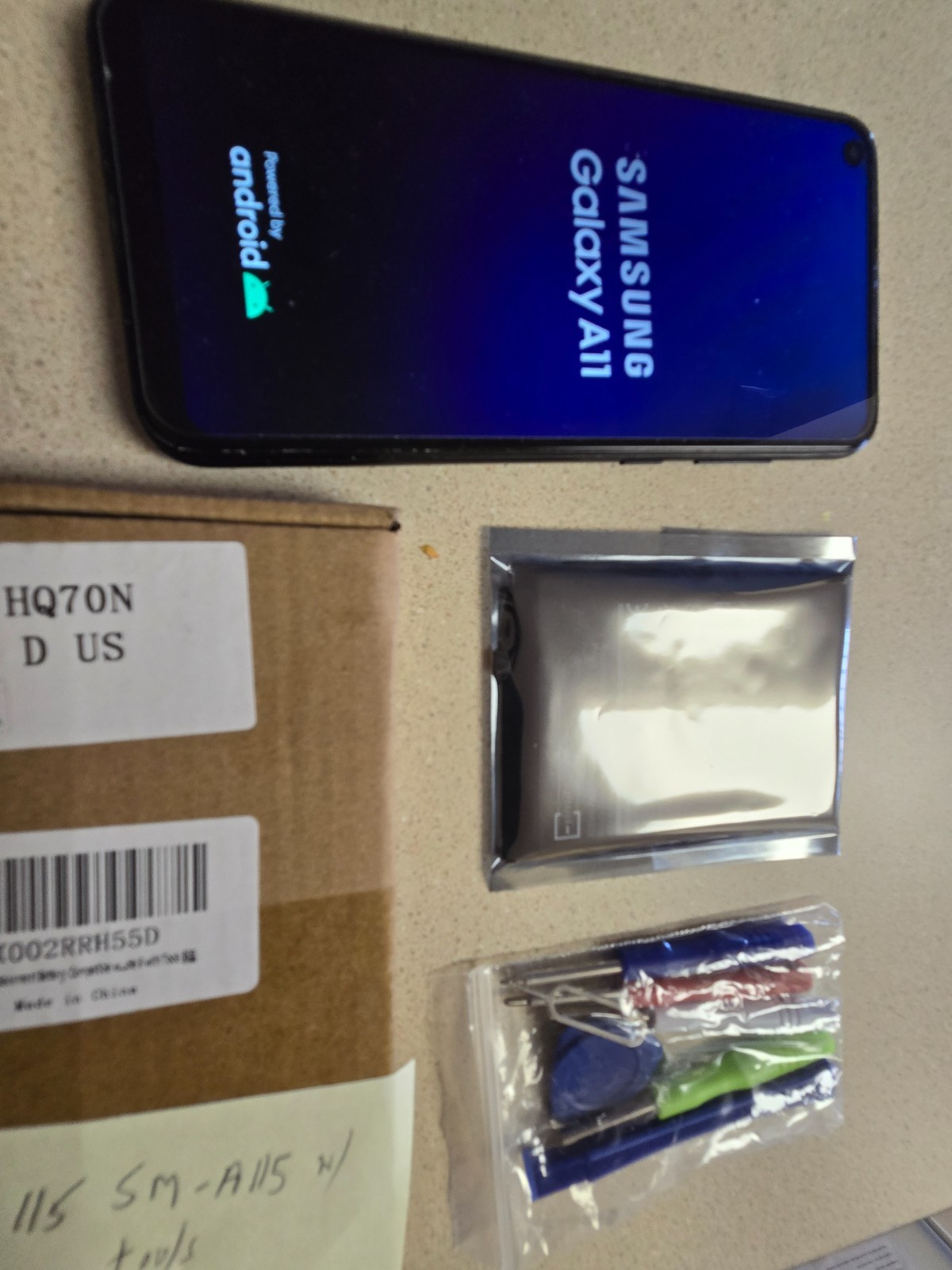 Samsung A11 plus new battery