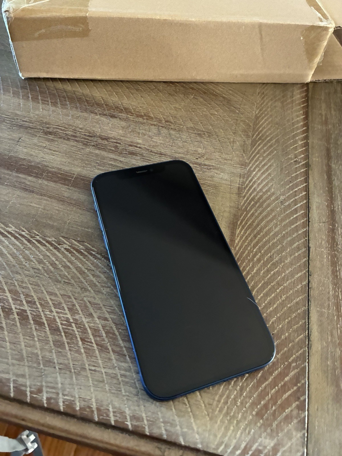 Apple iPhone 12 Blue Bar Style Smartphone with 12MP Camera Resolution