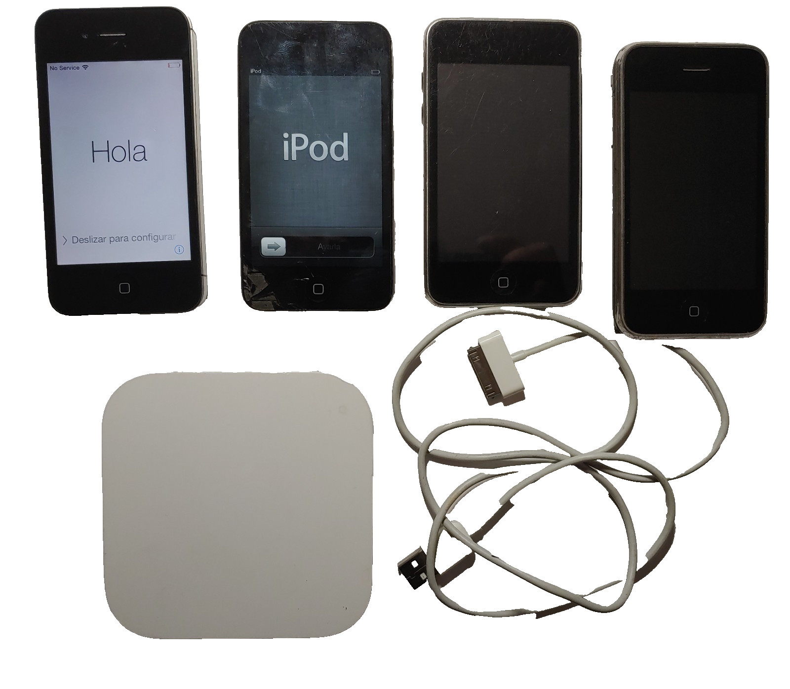 Lot of 5 Apple iPhone iPod Touch Airport Express untested for parts