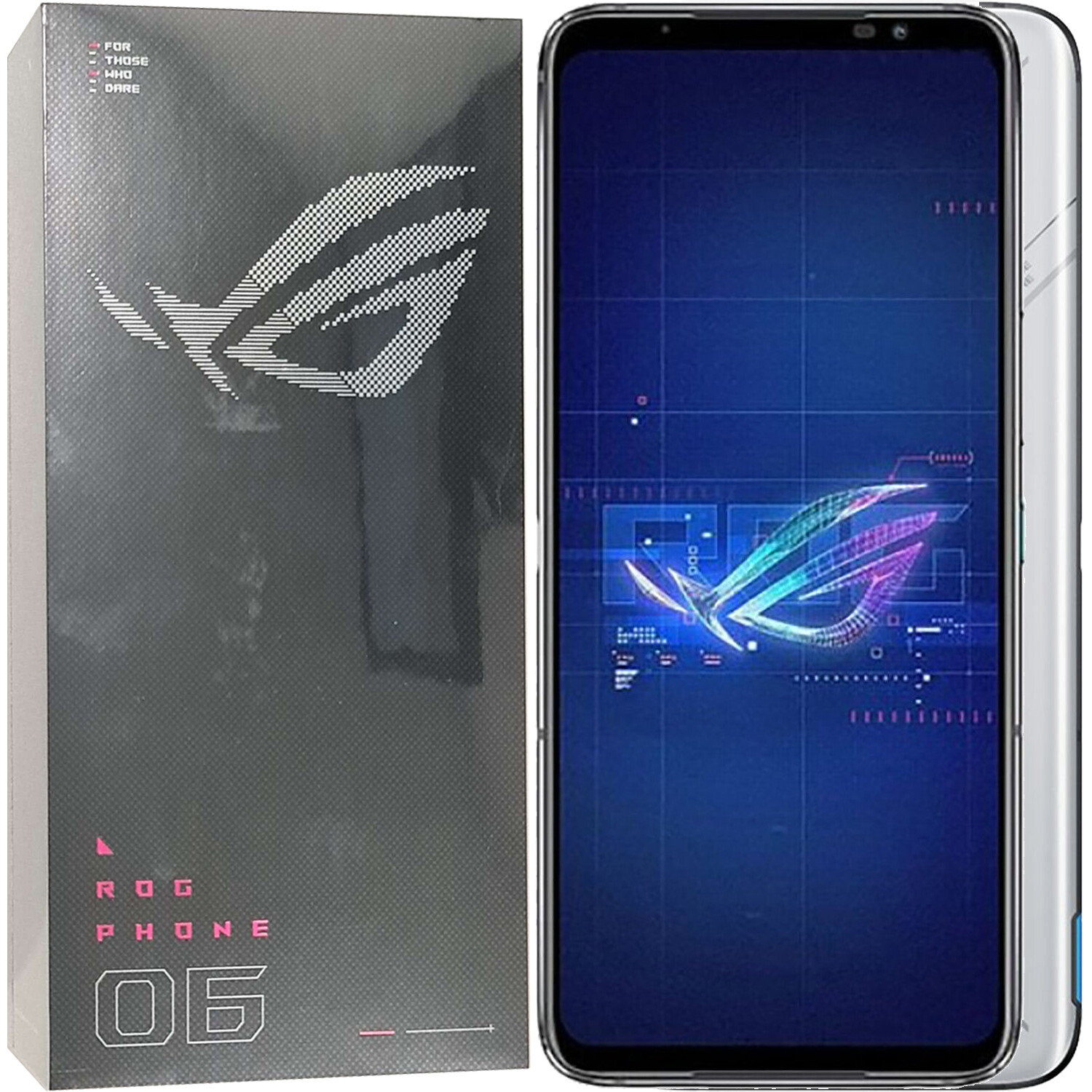BNIB Asus Rog Phone 6 5G White 512GB + 16GB Dual-SIM Factory Unlocked GSM