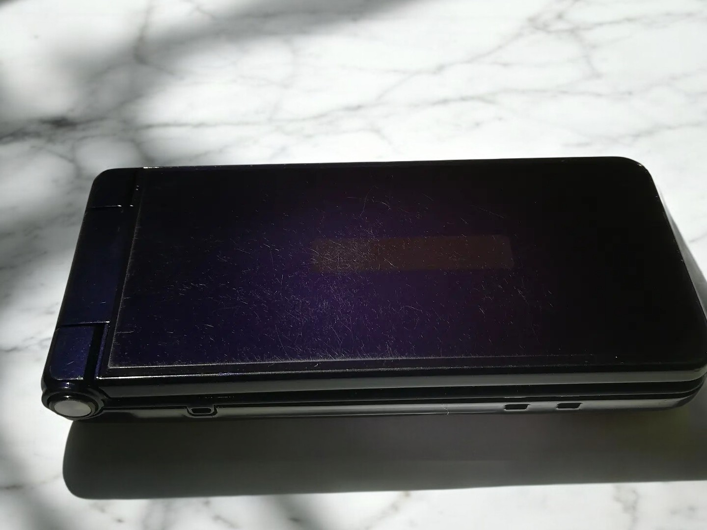 Sharp AQUOS SH-02K Keitai Flip Phone Blue Black Unlocked SIM Free From JP Used