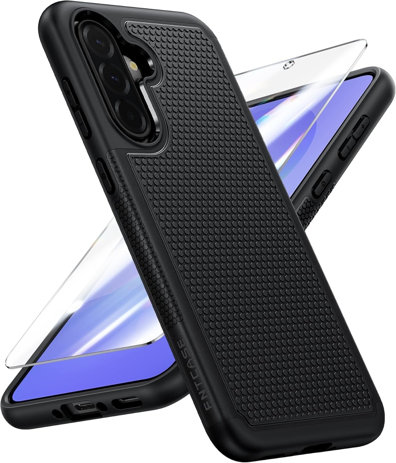 Samsung Galaxy A36 Case 6.7″ Dual Layer Protective Heavy Duty Phone Cover Blue