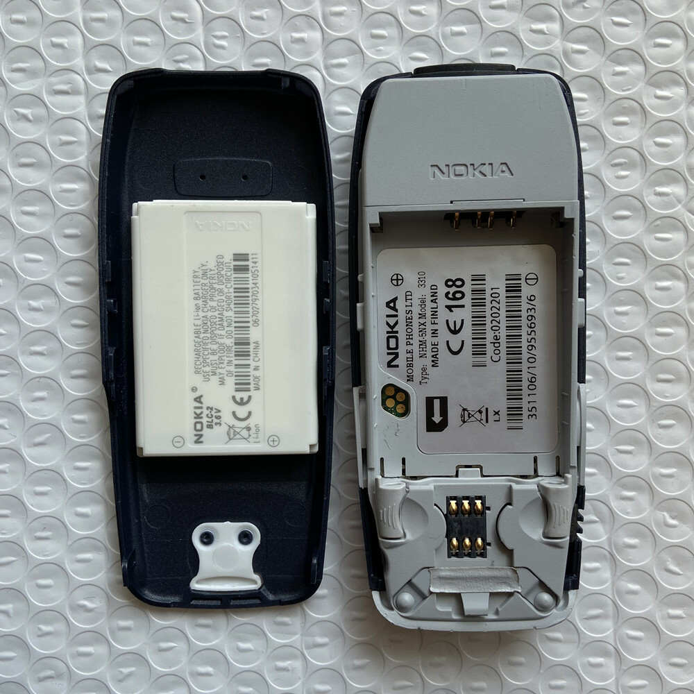 Nokia 3310 Unlocked Mobile Phone GSM 900/1800 Support English & Arabic Keyboard