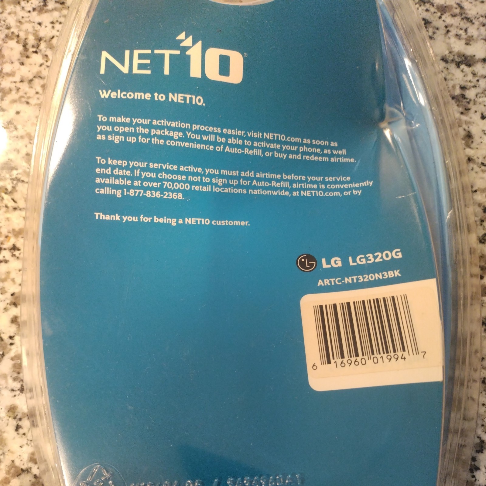 1 New Net10 Unlimited LG LG320G Prepaid Cell Phones TracFone Black Lot