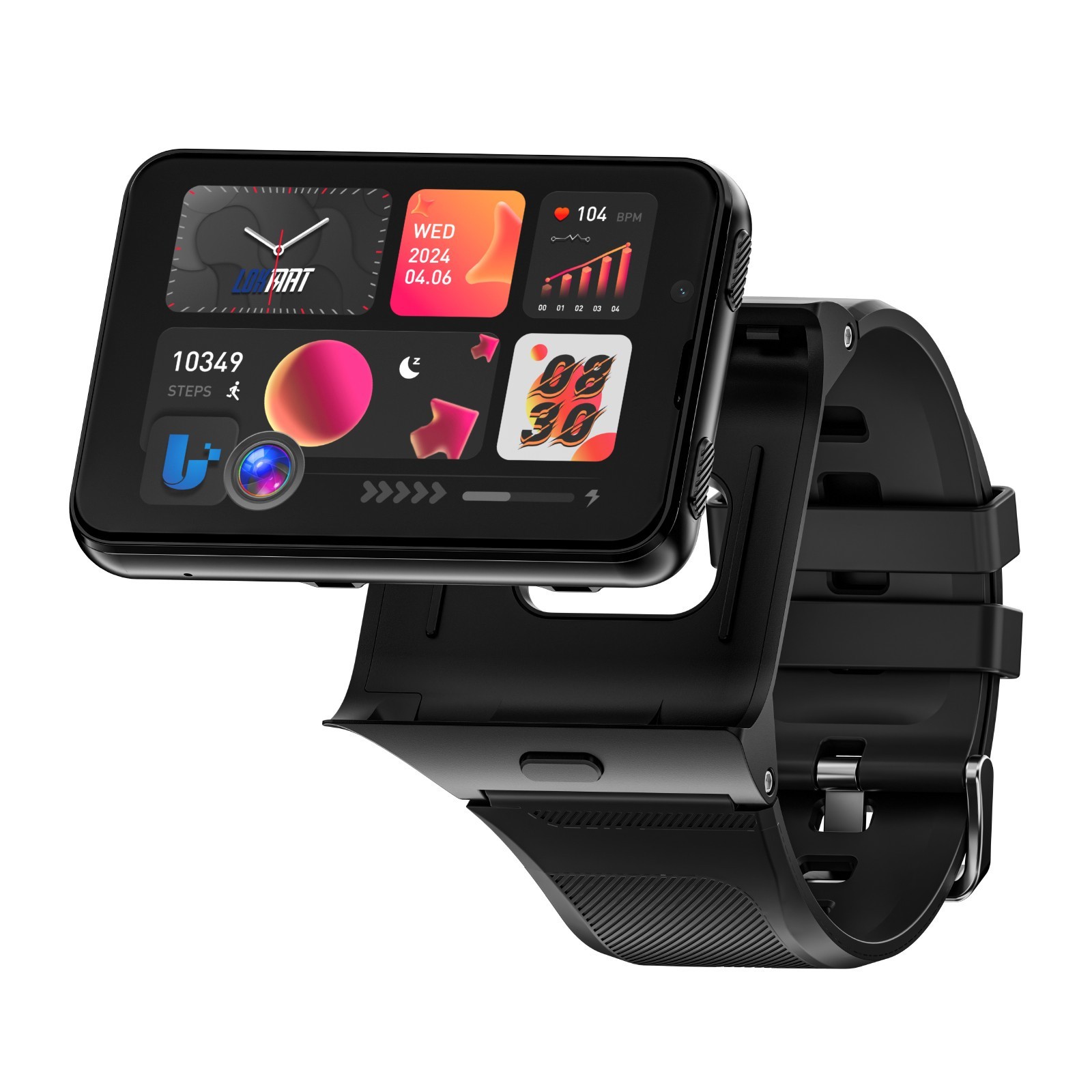 Smartwatch With Large 2.88 in Screen, 64GB Storage, Detachable Strap Smart Watch