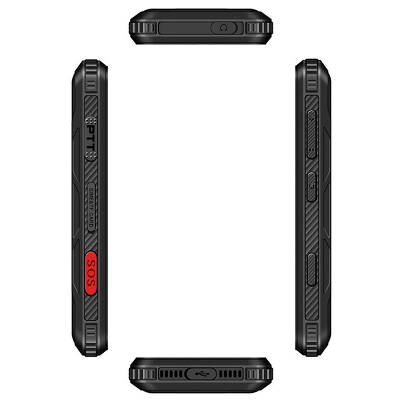 MINI 4G LTE Android 14 Rugged Outdoor Cell Phone Waterproof Builder UNIWA R4001