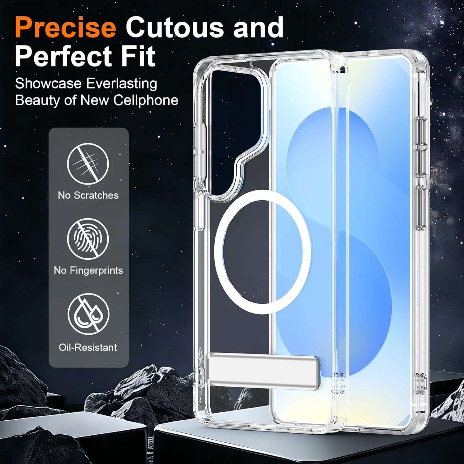 Samsung Galaxy S26 Ultra Case with Kickstand, Shockproof Phone Case with Stand