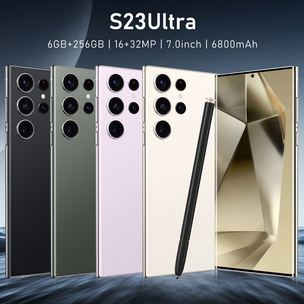 New S23 Ultra Unlocked Android 14 Smartphone 256GB Dual SIM 5G Mobile Cell Phone