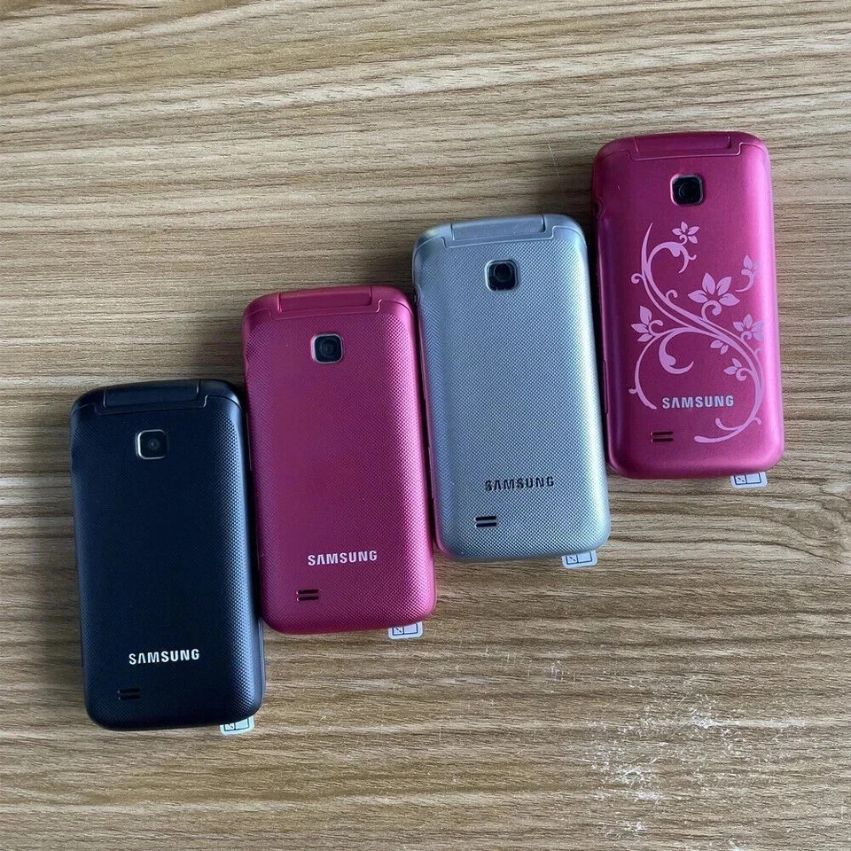 Samsung C3520 FM Radio 1.3MP 2.4 GSM MP3 Bluetooth Original Unlocked Flip Phone