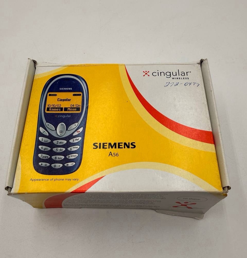 Vintage Siemens A56 (Cingular Wireless) – Complete in Box – Rare Collectible!