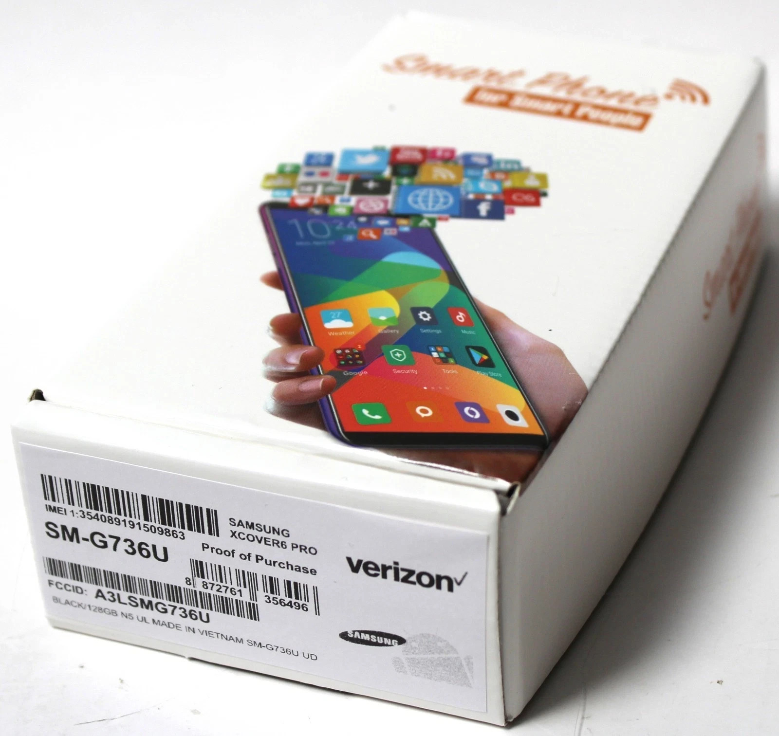 Samsung Galaxy XCover6 Pro 5G 128 GB Black (Unlocked) NEW OTHER OPEN BOX
