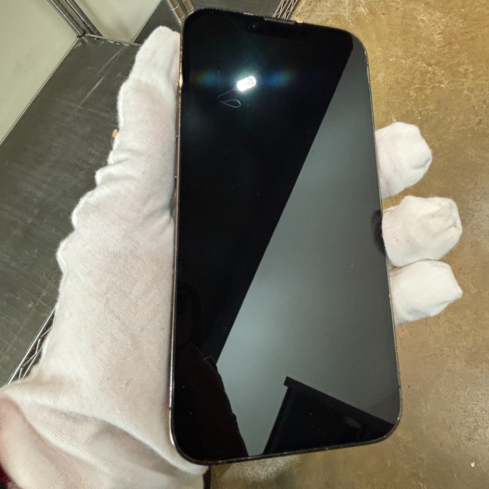 Apple iPhone 13 Pro 128GB Graphite Unlocked Cracked Back FOR PARTS Read