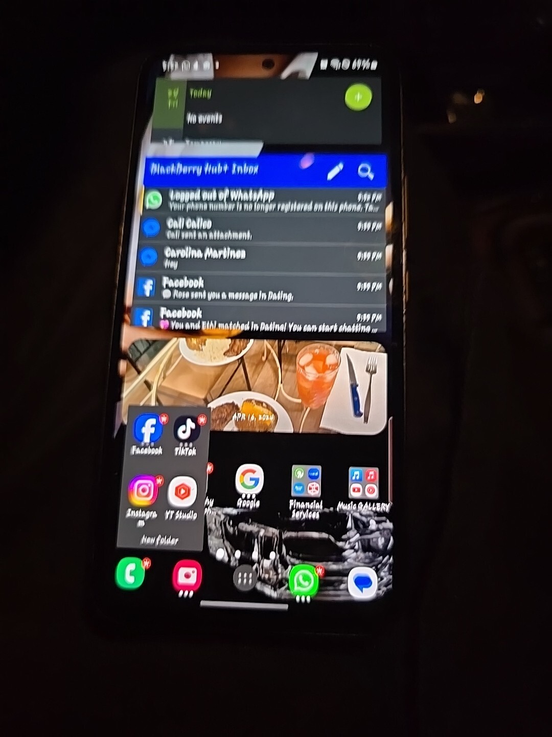 Samsung Galaxy A54 5G With TikTok And CapCut Installed SD Card Slot