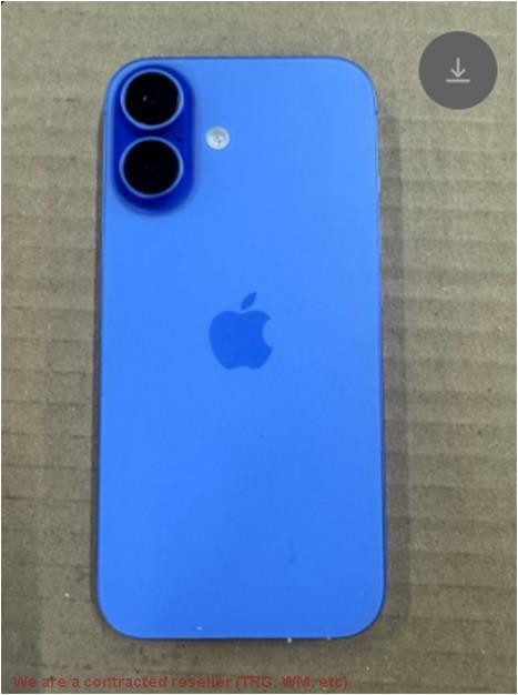 Apple iPhone 16 (128GB) – Ultramarine SEE DETAILS UNKNOWN CARRIER