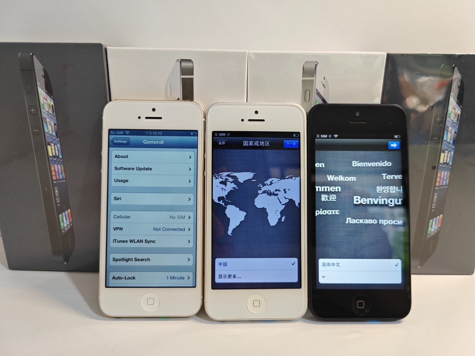 Apple iPhone 5 16GB – Unlocked white black gold Grade A+ Condition IOS SALE BR