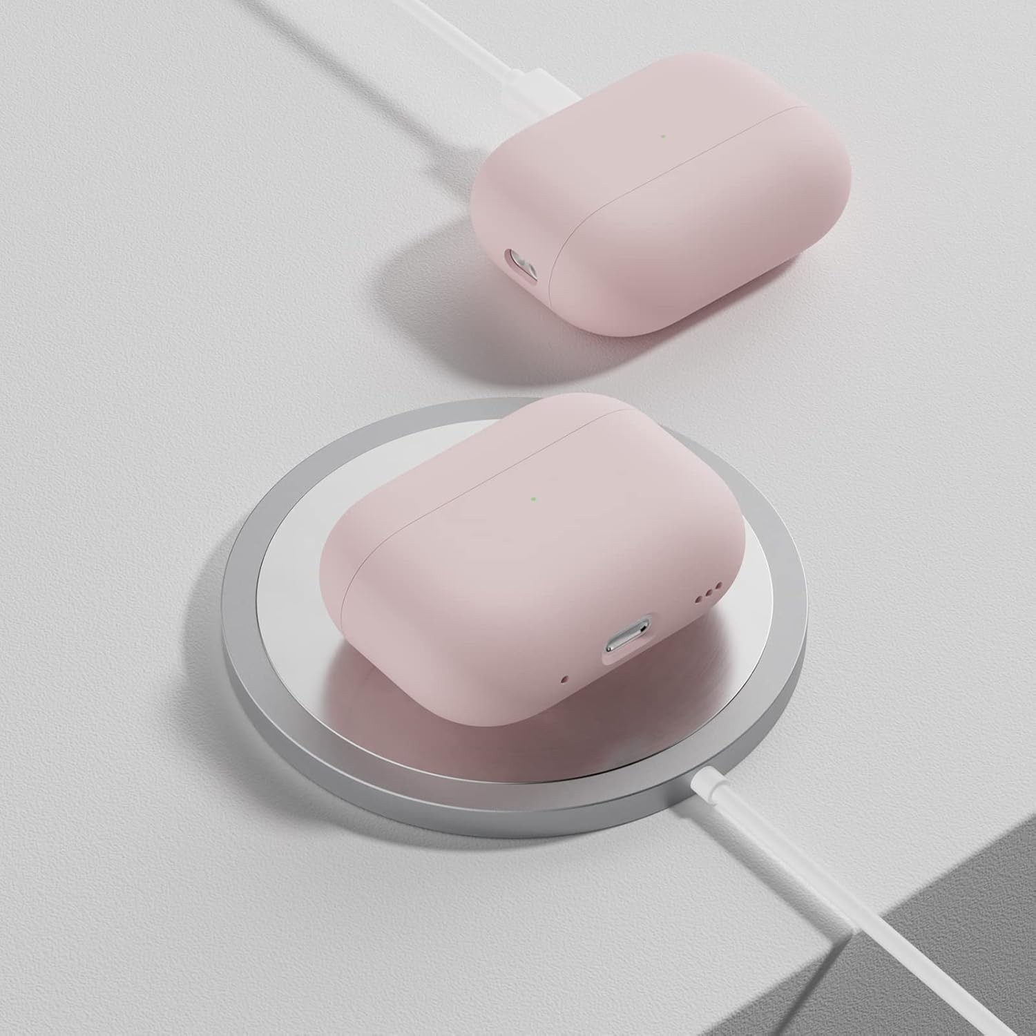 AirPods Pro 2 Case 2022, Full Protective Hybrid Silicone Cover, Front LED Visibl