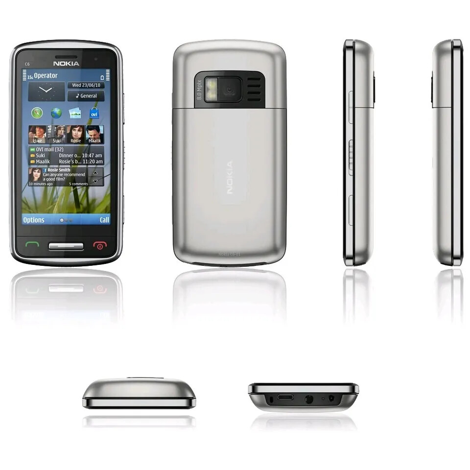 Original Unlocked Nokia C6-01 3G GPS 8MP Bluetooth 3.0 in Touchscreen Cellphone