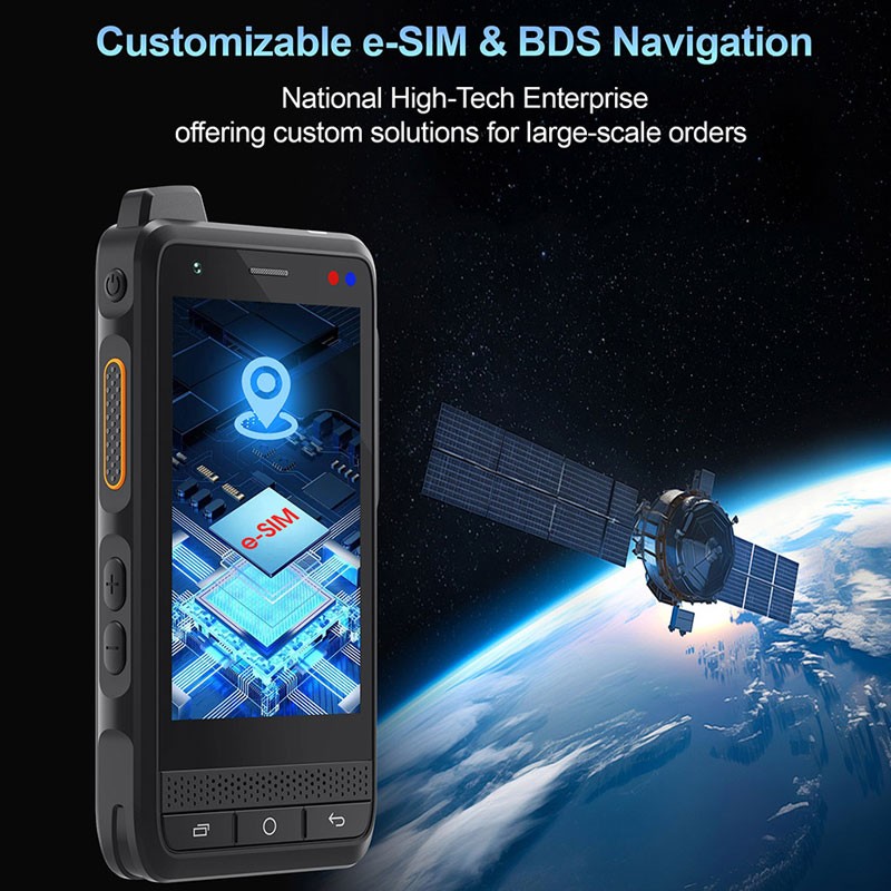 4G LTE Android 15 Rugged Cell Phone Smart PDA Builder NFC Waterproof UNIWA F400