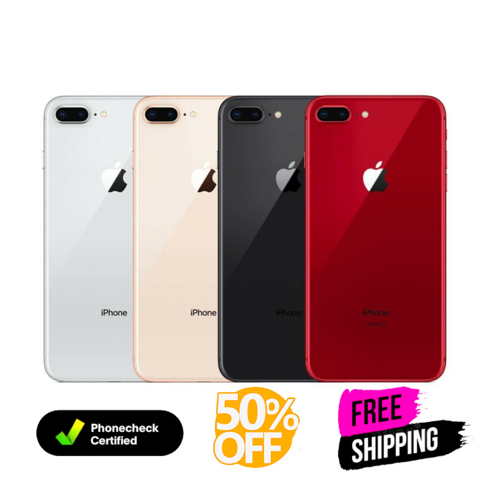 Apple iPhone 8 Plus 64GB Clean IMEI Unlocked Verizon At&t Tmobile iOS SmartPhon