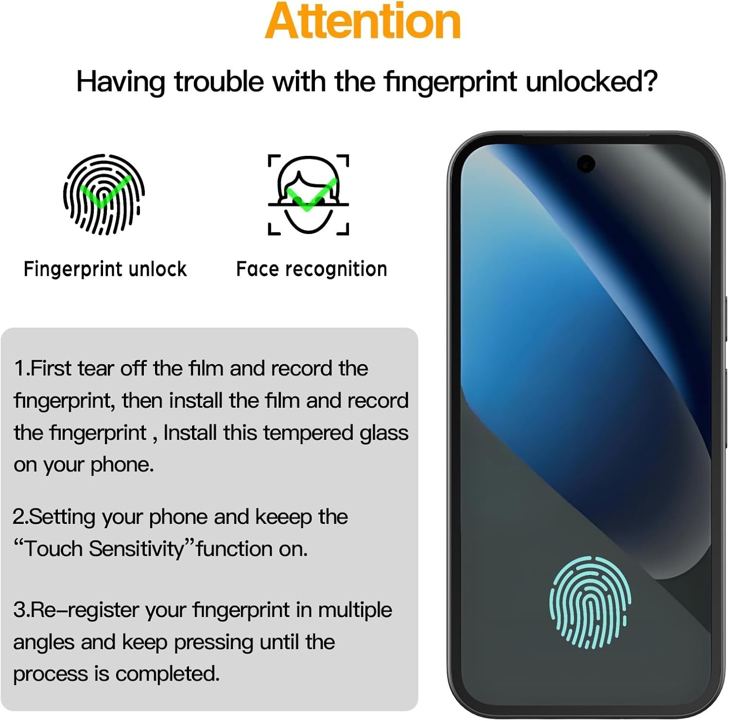 Anoowkoa 3 Pack for Google Pixel 10a（6.3 inch） Screen Protector Tempered Glass F