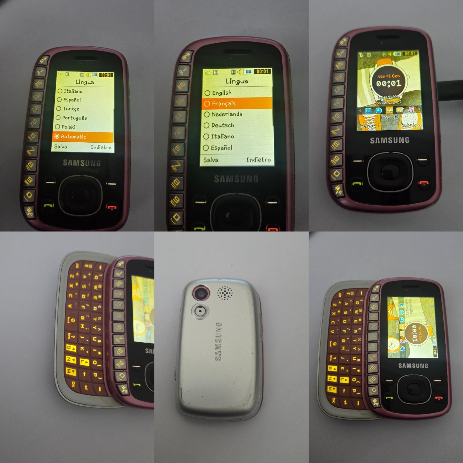 SAMSUNG GT B3310 PINK GSM UNLOCKED SIM FREE UNLOCK CELL PHONE