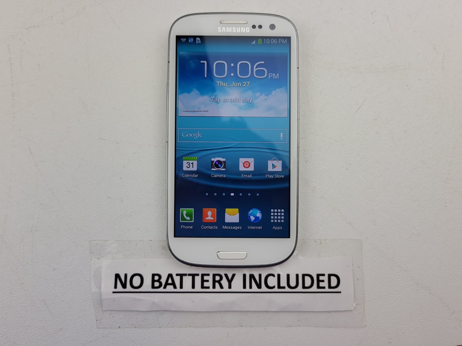 Samsung Galaxy S III (S3) (SGH-T999L) 16GB – White (T-Mobile) READ** T9632