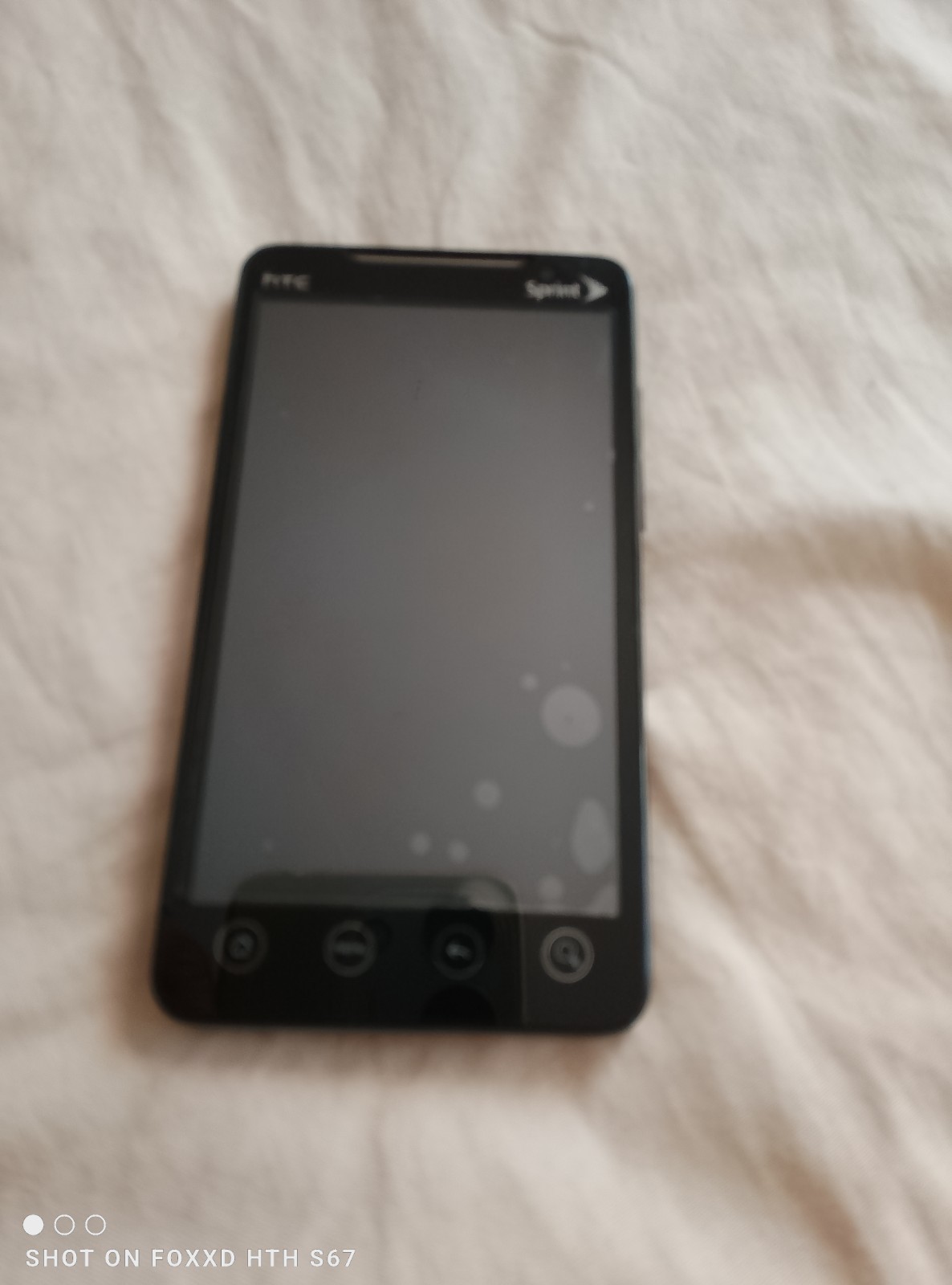 HTC Evo 4G PC36100 Smartphone (Sprint) Vintage Collectors missing battery