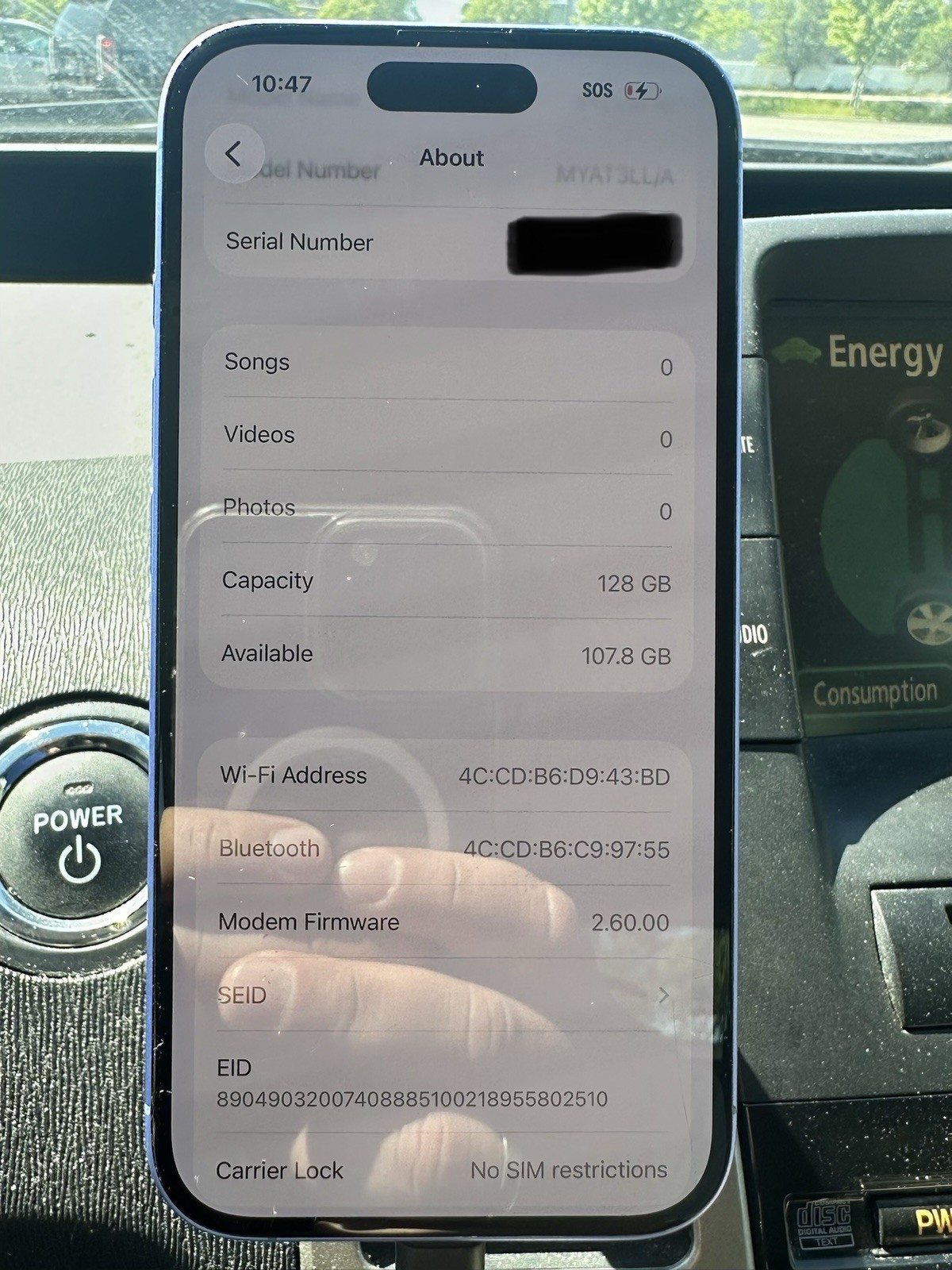 iPhone 16 128GB Unlocked 95% Battery