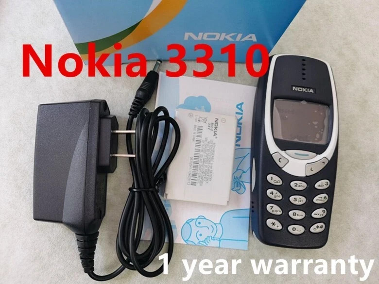 Nokia 3310 1100 2G GSM 900/1800 Unlocked Original Classic Phone 1 Year WARRANTY