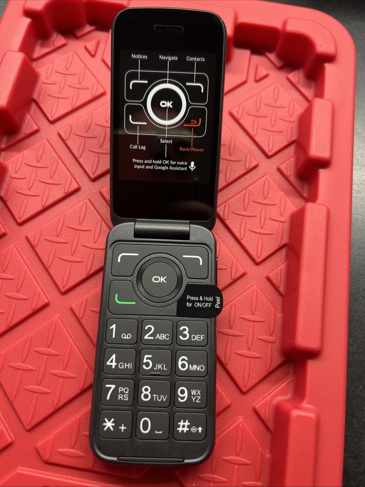 Alcatel MY FLIP 2 A406DL Tracfone LOCKED Prepaid Flip Phone 4GB PHONE ONLY LOOSE