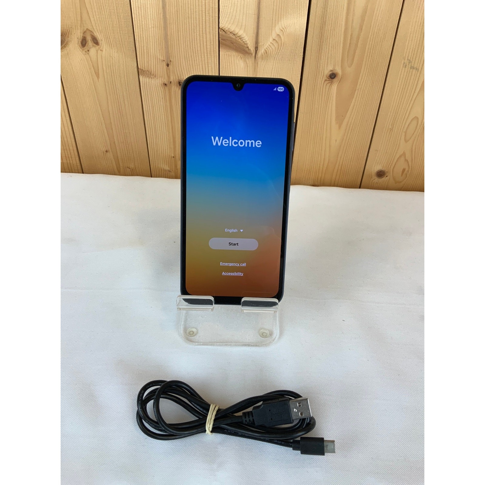 Samsung Galaxy A15 5G, SM-A156U, 64GB, Blue-Black, Locked To Metro By T-Mobile