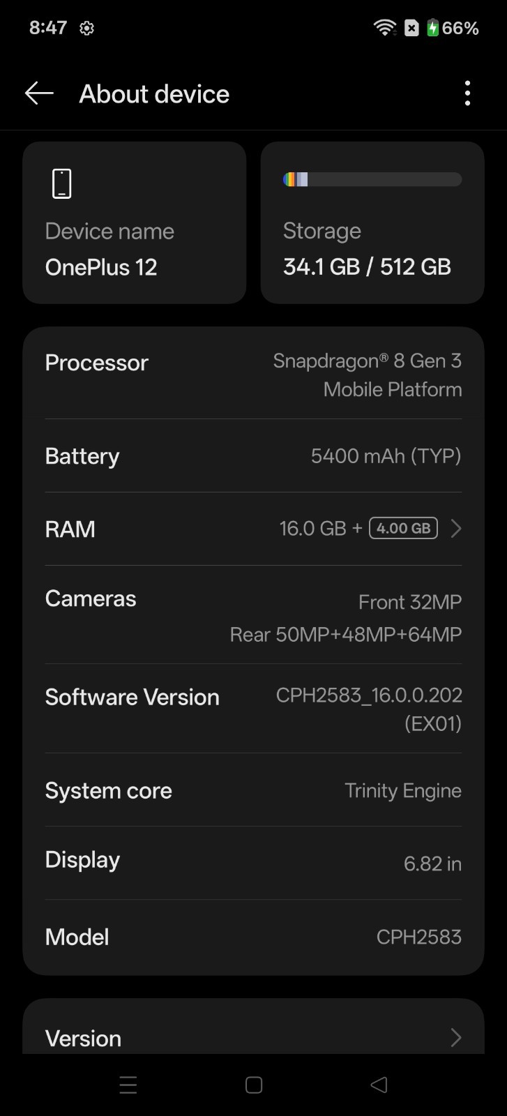 Rooted OnePlus 12 CPH2583 – Fully Unlocked – 512GB / 16GB RAM – Black