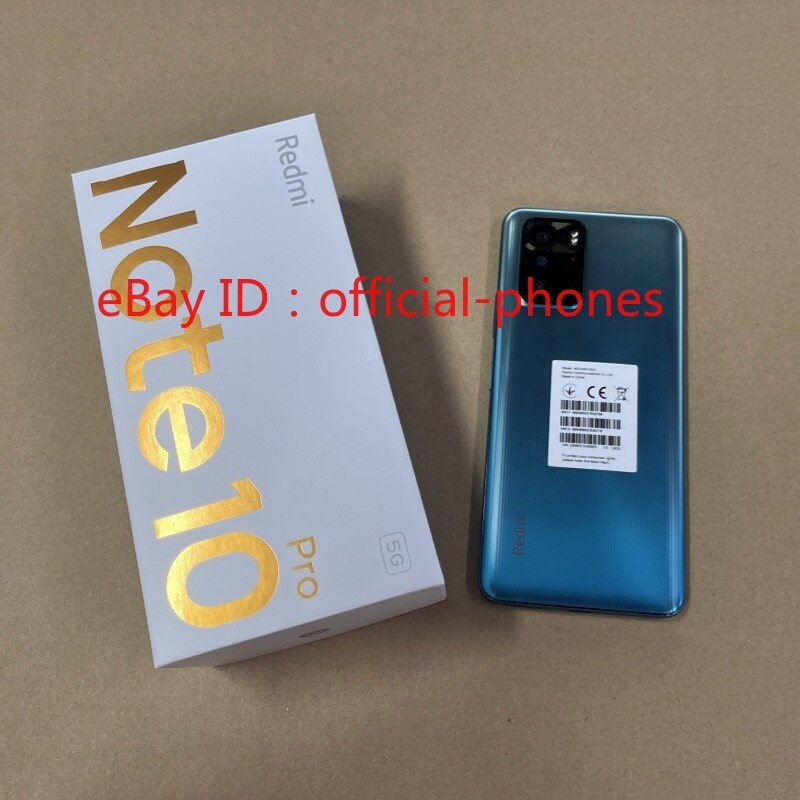 Xiaomi Redmi Note 10 Pro 5G-Dual SIM-64GB -Factory Unlocked-Octa-core-New Sealed