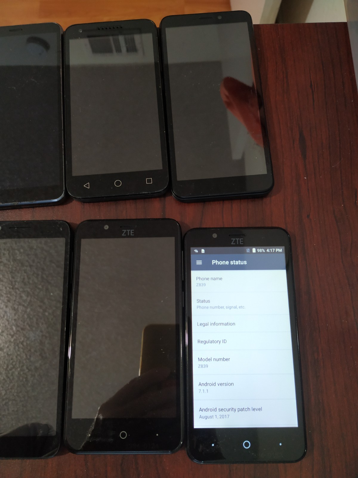 Lot of 10 Mixed Brand LG/WIKO/alcatel and other 16GB Smartphone