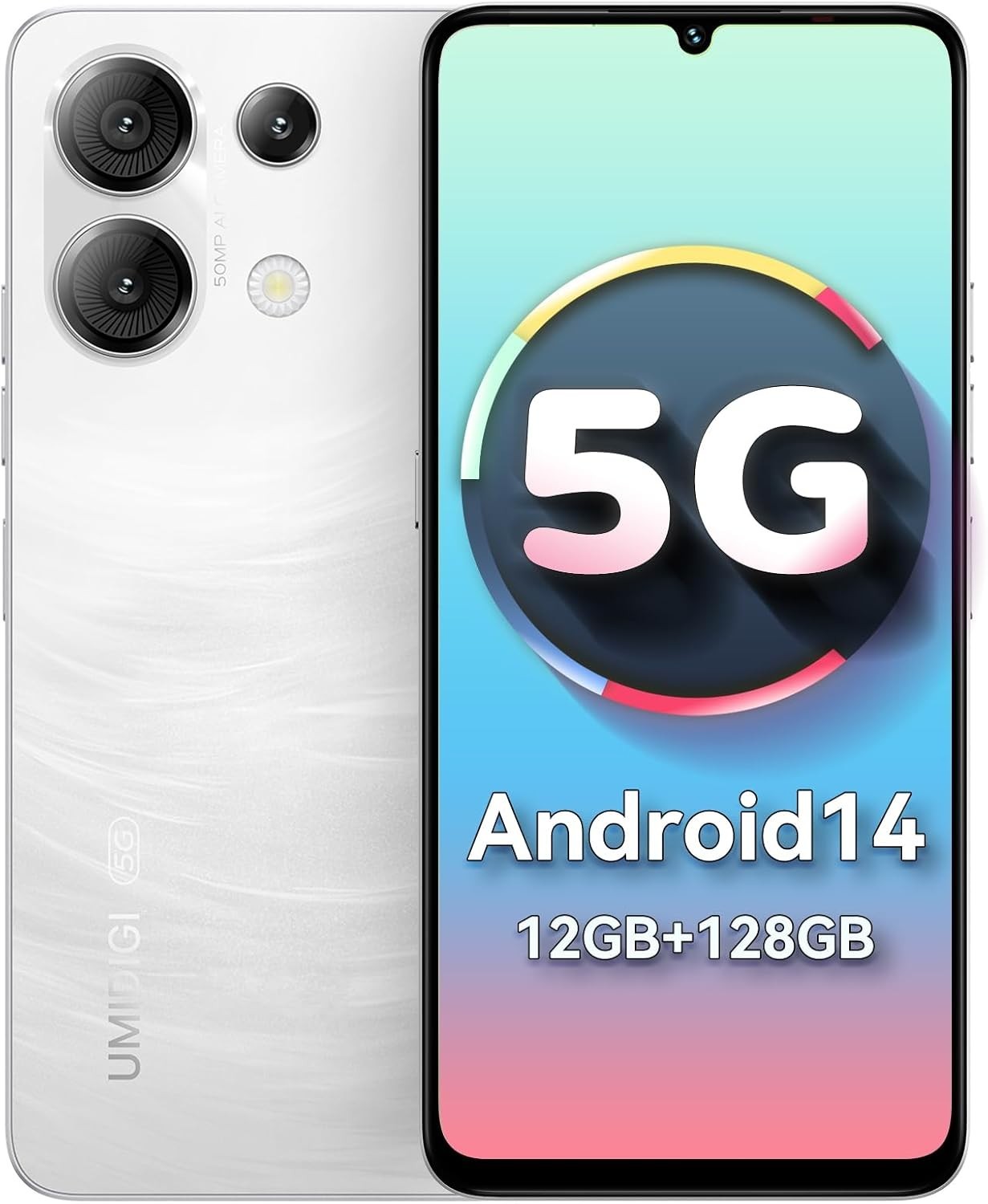 UMIDIGI G9 5G 128GB 6.75” Octa Core Android 14 Unlocked Smartphone