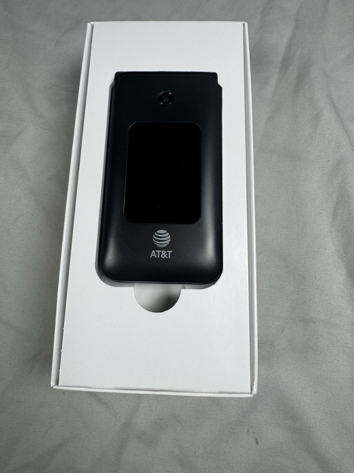 AT&T Cingular Flip IV U102AA KaiOS Flip Phone Black No SIM Tested Working