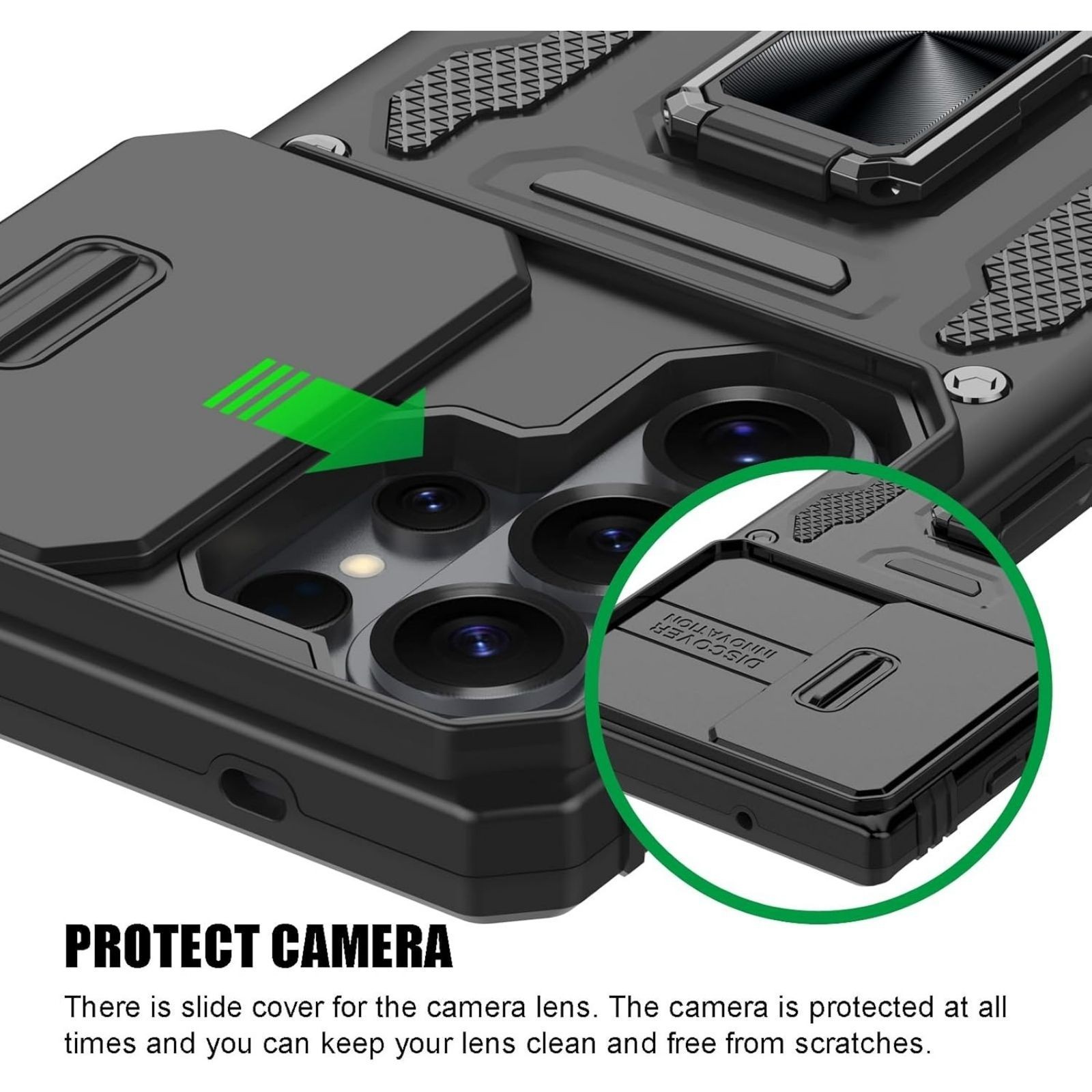 For Samsung Galaxy S26 Ultra Case w/ Military Grade Protective Cover & Kickstand