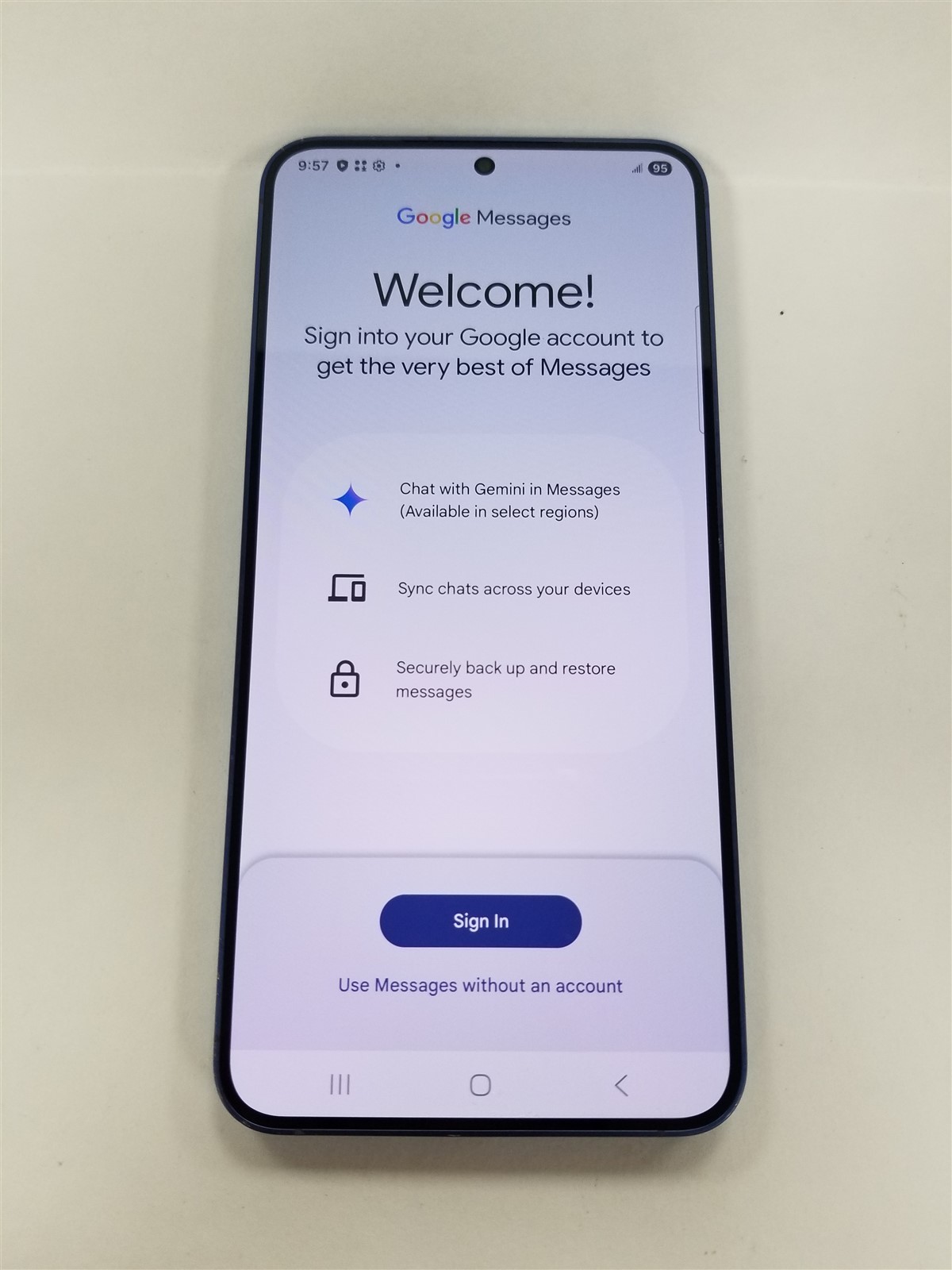 Samsung Galaxy S25+ 512GB Navy SM-S936U Read Description Details JMM664