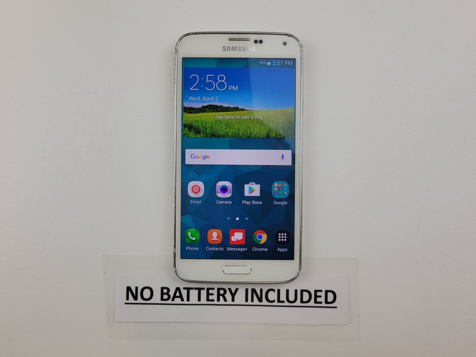 Samsung Galaxy S5 (SM-G900V) 16GB (Unlocked) (Verizon) – POOR CONDITION – H3331