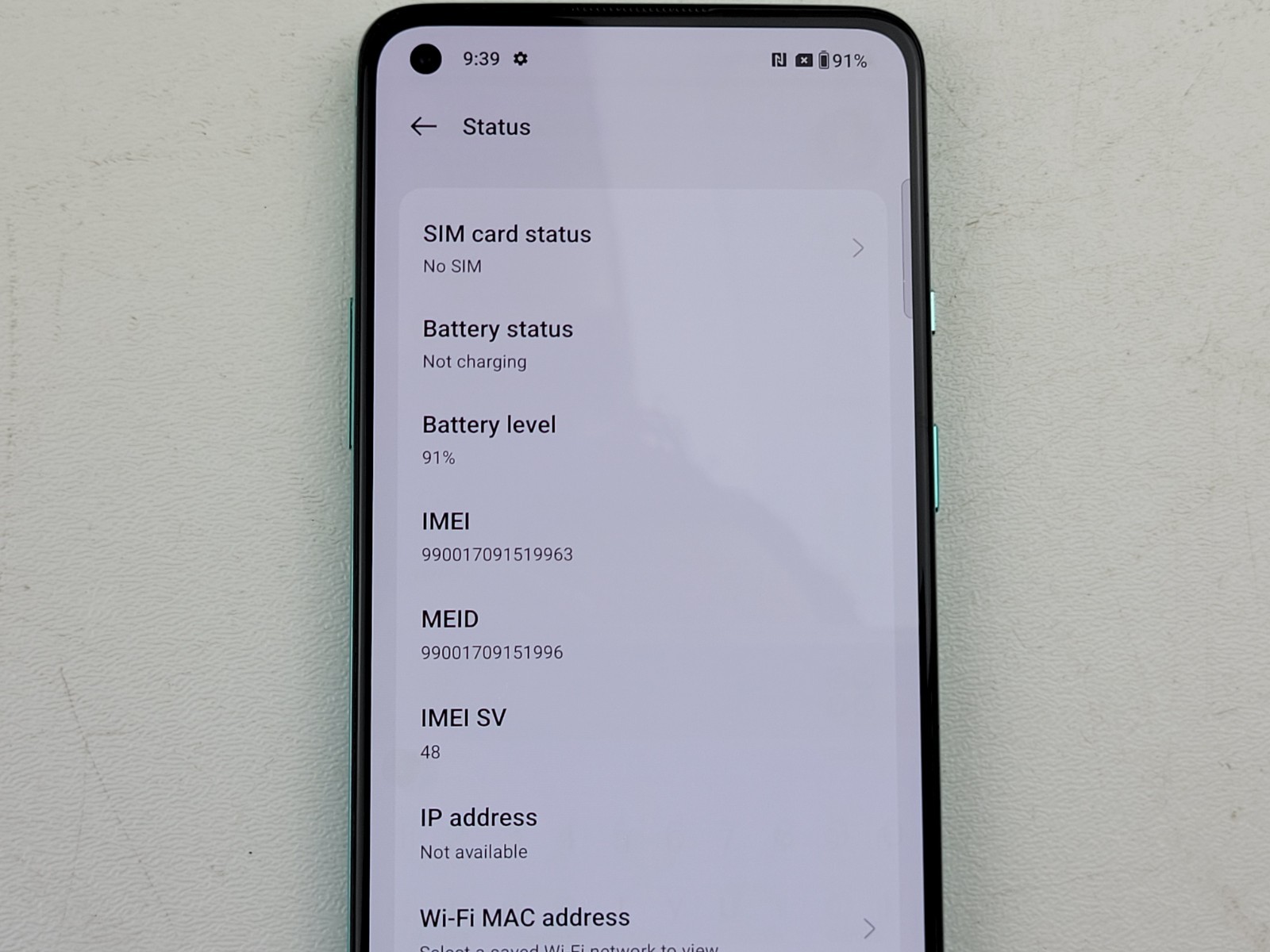 OnePlus 8T (KB2007) 256GB – Green (T-Mobile) Smartphone – SMALL ISSUE – H6443