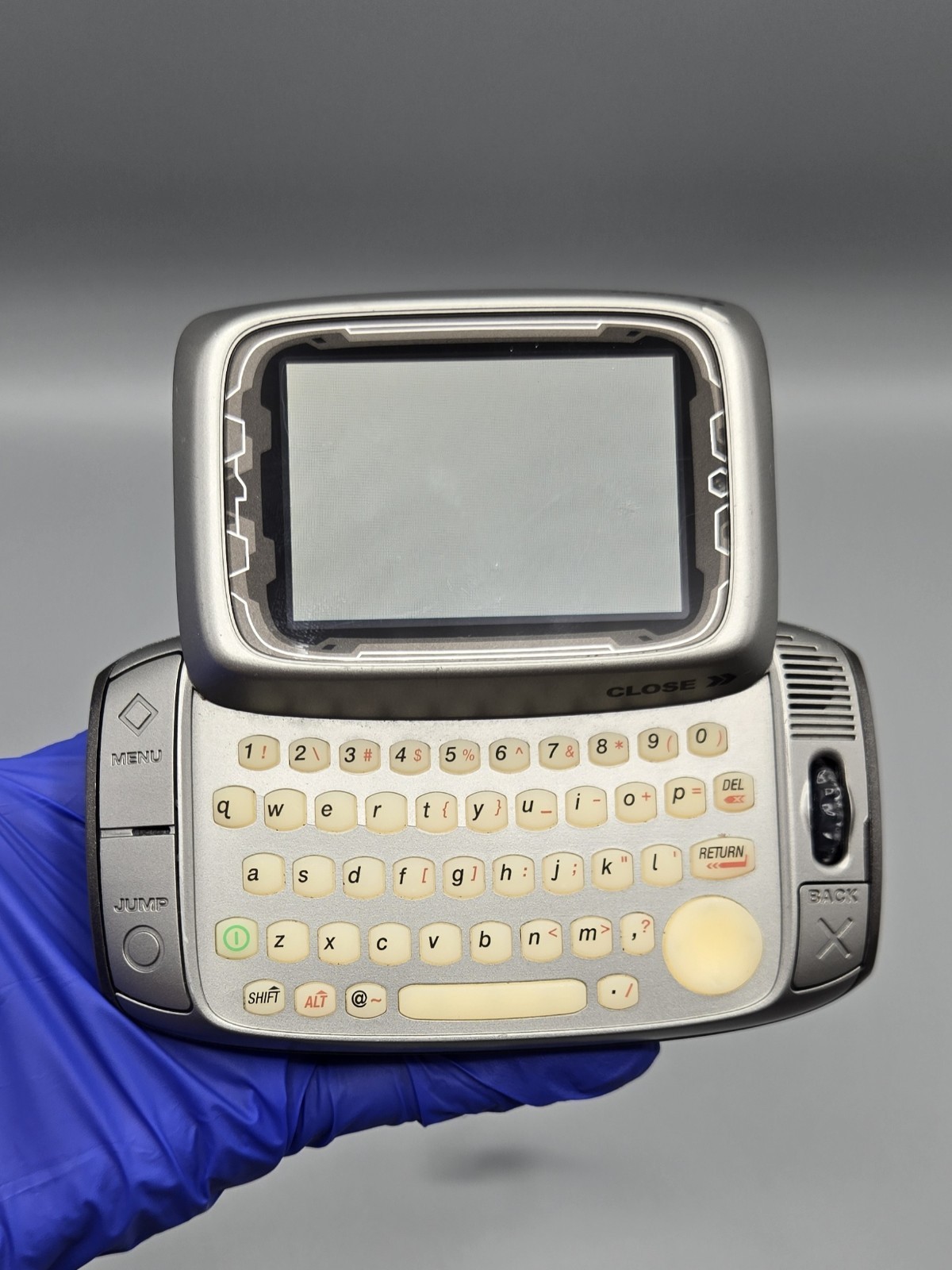 T-Mobile Sidekick Sharp PV-100 Silver Swivel Slider w/ Keyboard 32MB Parts