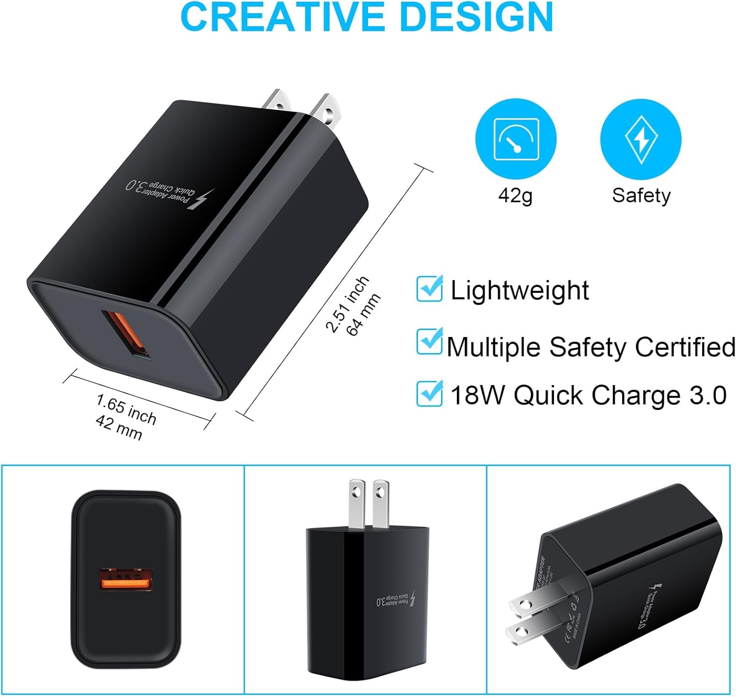 18W Type-C Fast Charger for Samsung Galaxy S26 S25 Ultra S24 S23 S22 S21 S20 A16