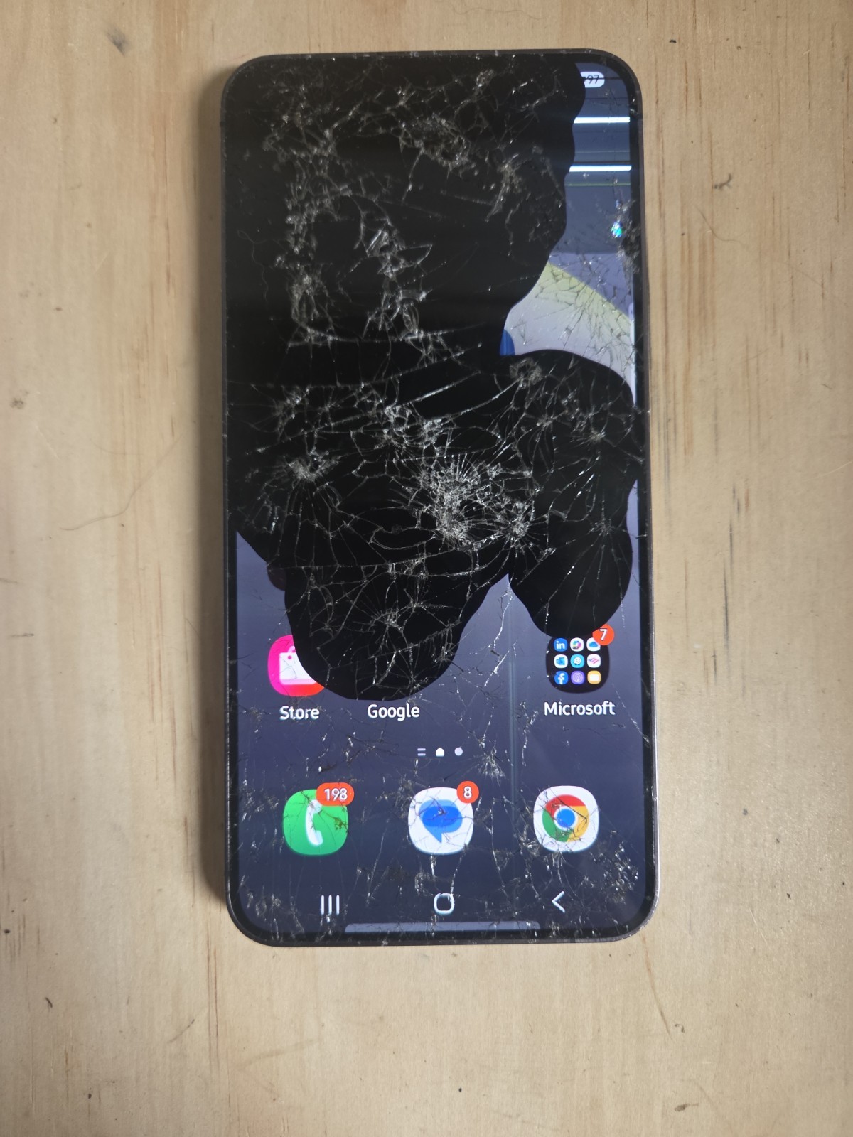 AS IS Samsung Galaxy S24+ Plus 256GB [SM-S926U1] Black Unlocked FOR PARTS #B156