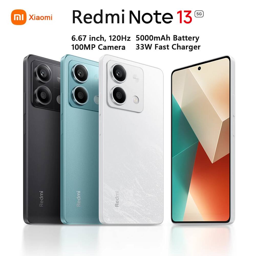 Xiaomi Redmi Note 13 5G 128/256GB 108MP 5000mAh 6.67″ Snapdragon4 Gen1 Unlocked