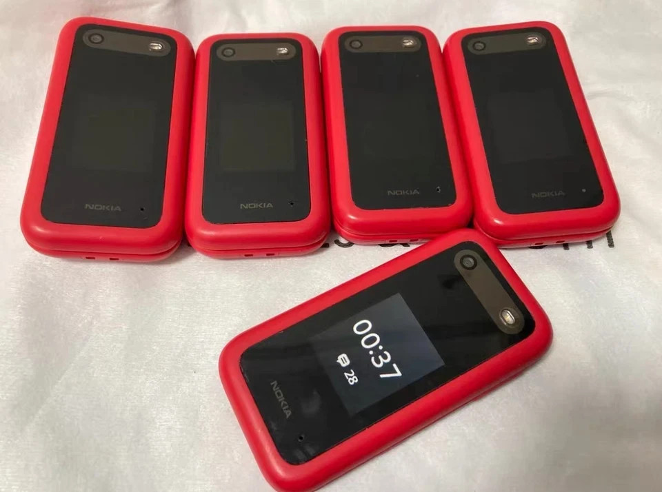 Original Nokia 2660 Flip 4G 2-SIM 128MB+48MP S30+OS Unlocked Flip Mobile Phone