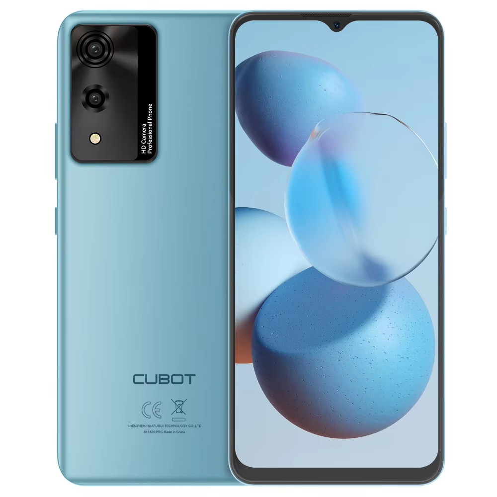 Android Smartphone Cubot A10, 12GB RAM (4GB+8GB), 128GB ROM, Octa-core, 6.56-Inc