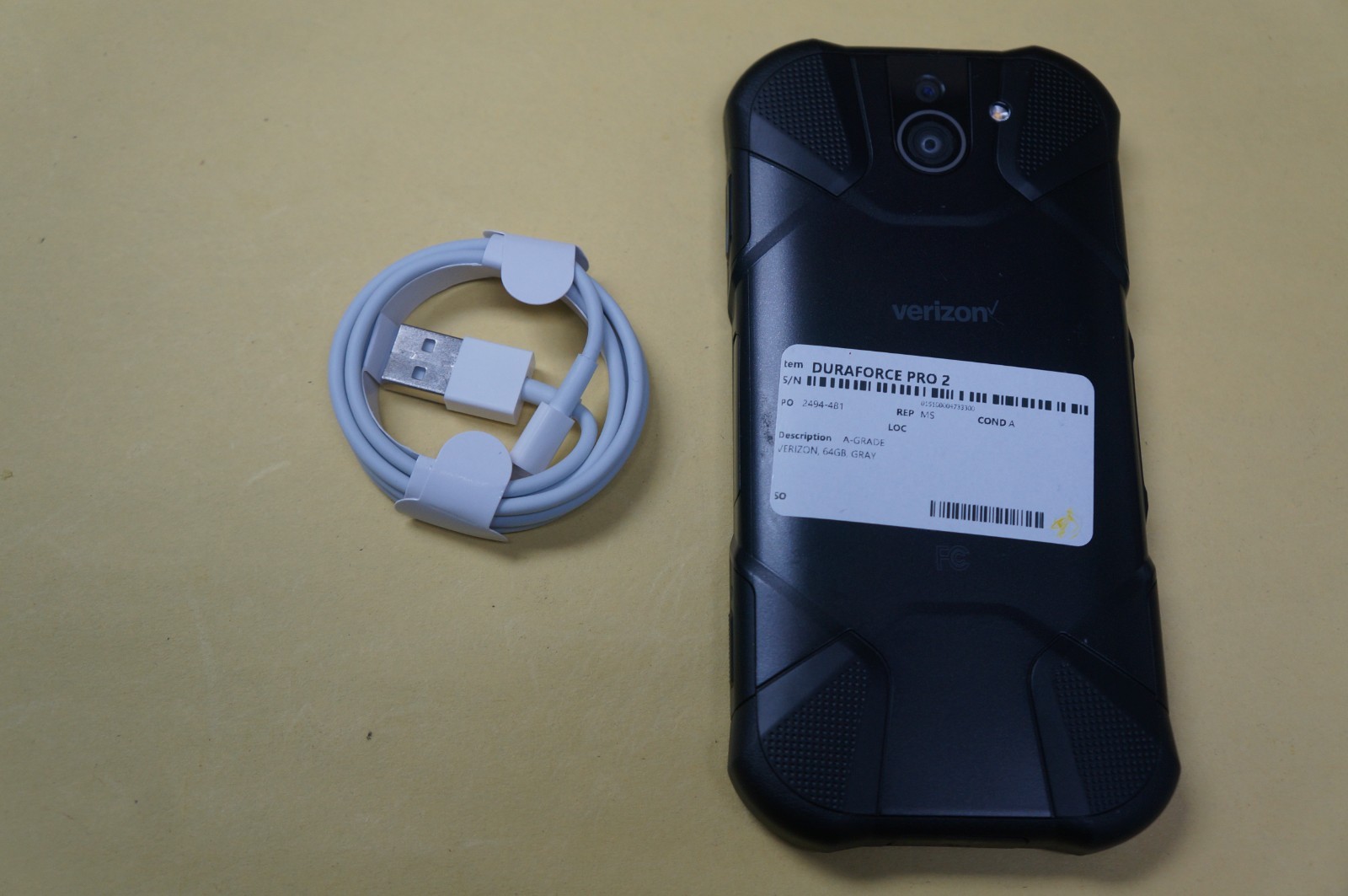 KYOCERA DURAFORCE PRO 2 64GB -Black (VERIZON) FREE SHIPPING