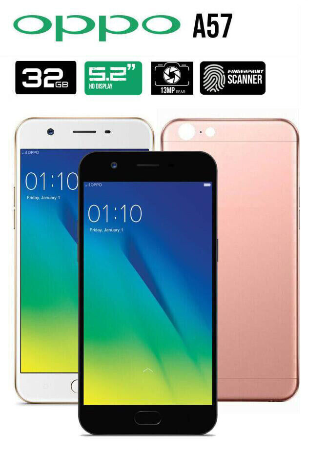Dual SIM F3 Lite Oppo A57 (2016) 3GB RAM 32GB ROM 5.2″ Android 13.0MP Smartphone