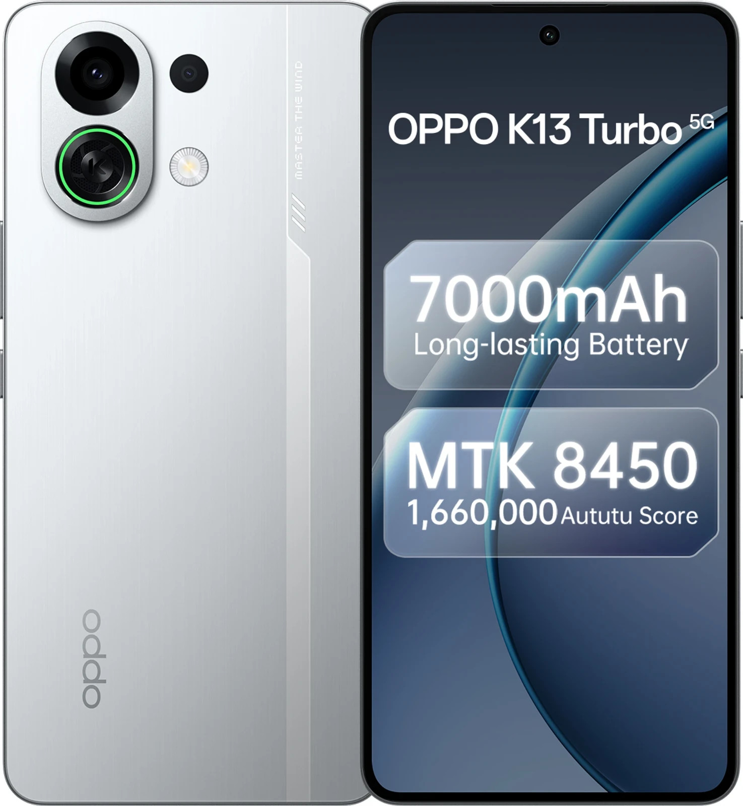 OPPO K13 Turbo Pro 5G (White 128 GB 8GB RAM) 8s Gen 4 Processor Global Version