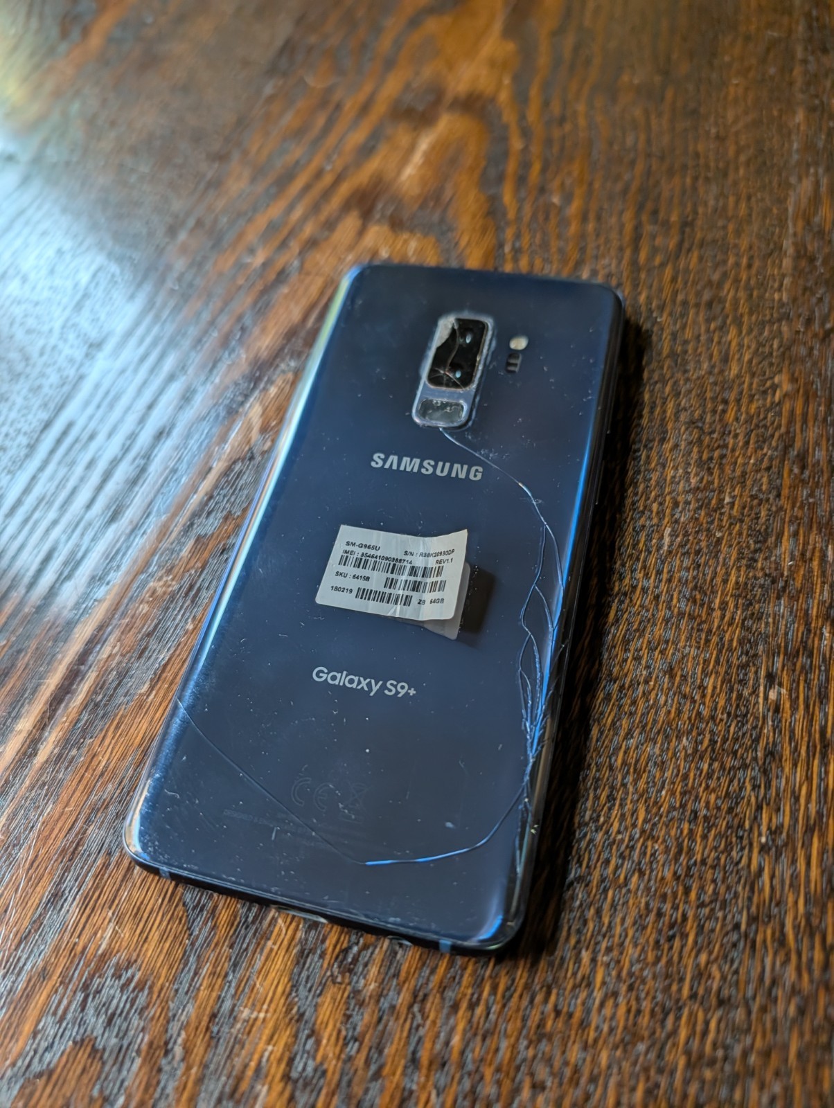 Samsung Galaxy S9 Plus – 64 GB – Blue – Unlocked